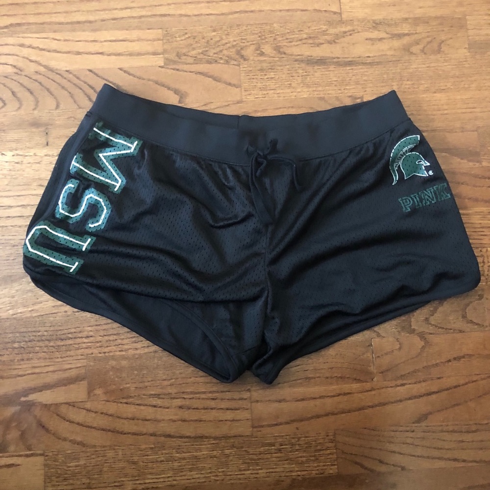 DONATED: NWOT VS Pink MSU Shorts